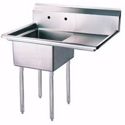 Stainless Steel One Tub Sink 18x18x11