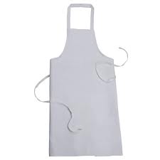 White BiB Cotton Apron 