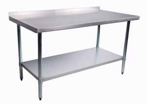 16 gauge stainless store steel table