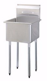 Stainless Steel One Tub Sink 