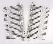Pair of Aluminum Meat Tenderizer Combs 