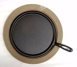 Round Cast Iron Fajita Skillet