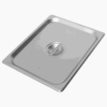 Stainless Steel Cover Half Size Solid Lid