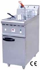 Floor Type Electric Fryer One (1) Tank & Two (2) Baskets