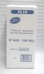 Commercial Freezer Paper 18 inch 1300 ft. roll
