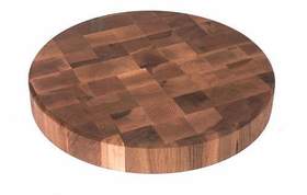 Round End Grain Chopping Block